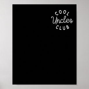 Coola Uncles Klubb Best farbror nånsin Funny Pocke Poster