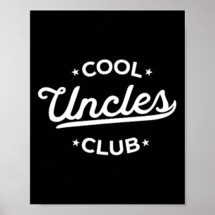Coola Uncles Klubb Best farbror nånsin Funny Pocke Poster
