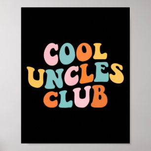 Coola Uncles Klubb Best farbror nånsin Funny Pocke Poster