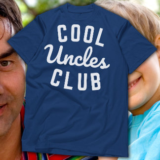 Coola Uncles Klubb Funny farbror Birthday Gift för T Shirt