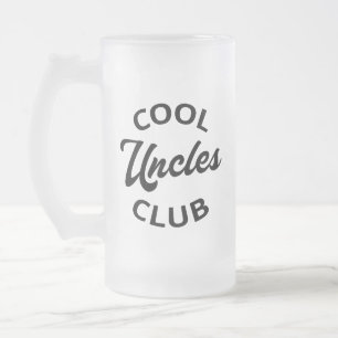 Coola Uncles Klubb I Frostat Ölglas