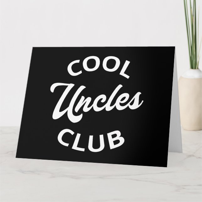 Coola Uncles Klubb I Kort (Framsida)