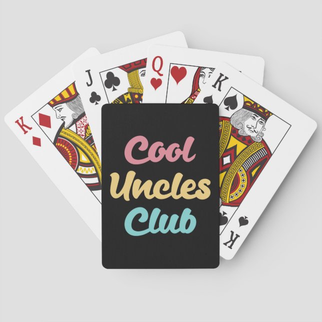 Coola Uncles Klubb II Casinokort (Baksidan)
