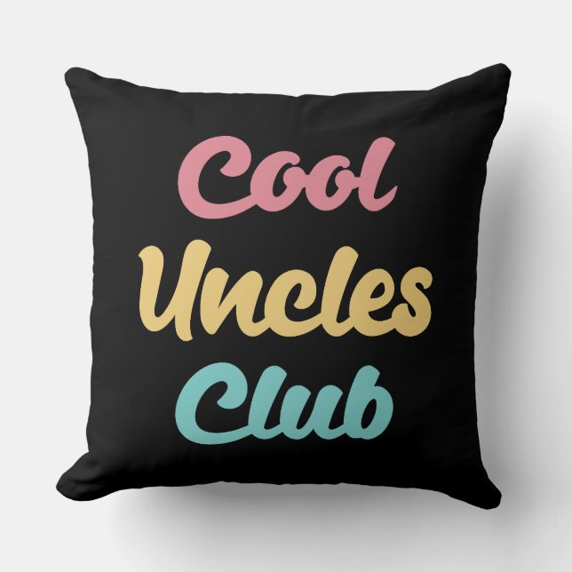 Coola Uncles Klubb II Kudde (Framsida)