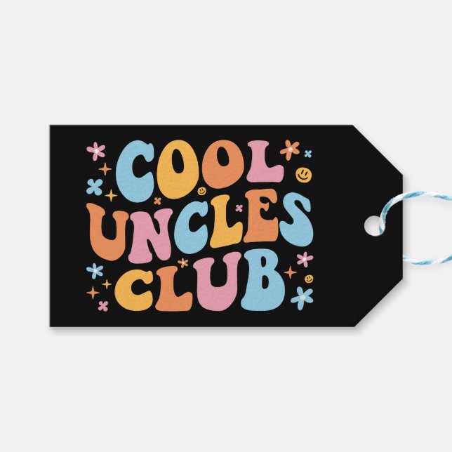Coola Uncles Klubb III Presentetikett (Framsidan (Horisontell))