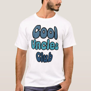 Coola Uncles Klubb T-Shirt - Roligt Gift for farbr
