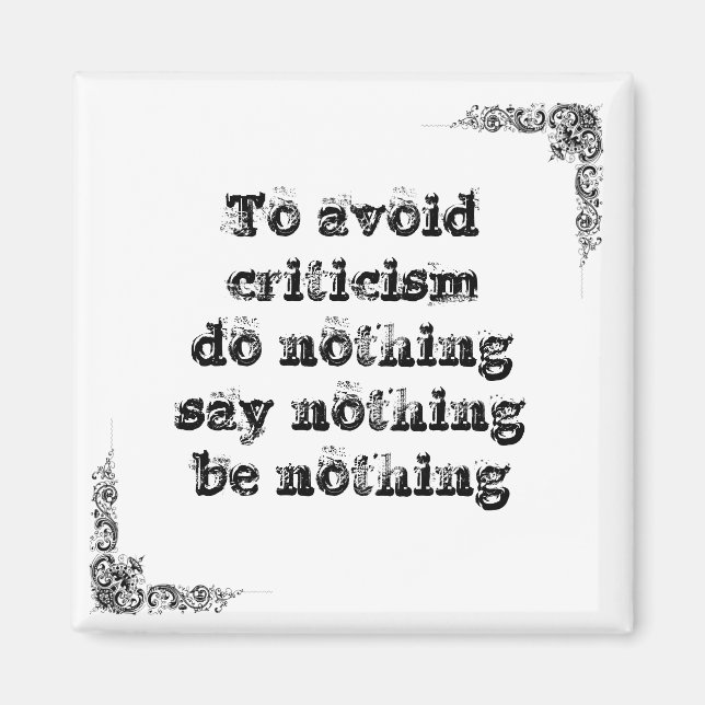 Coola underbar enkel visdomsfilosofi tao sento magnet (Framsidan)