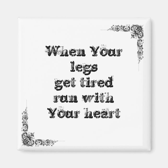 Coola underbar enkel visdomsfilosofi tao sento magnet (Framsidan)