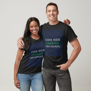 Coola ungar tar examen Gymnasieexamen T-shirt