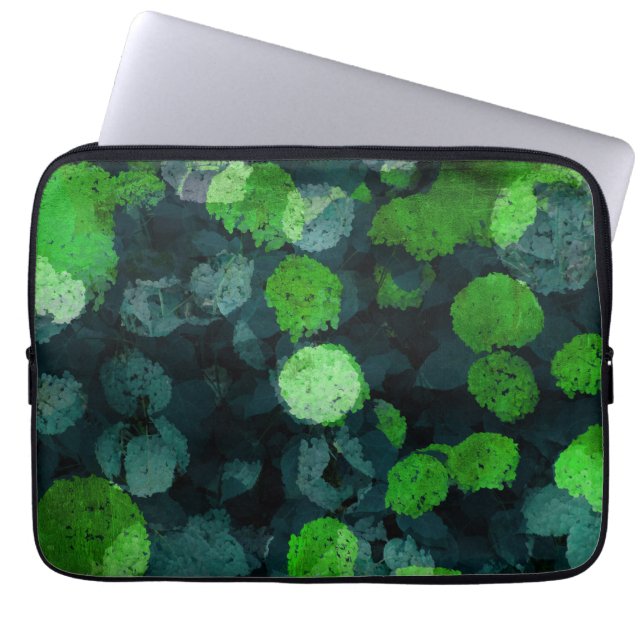 Coola, unik blommigt/blomma mönster laptop fodral (Framsidan)