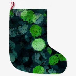 Coola, unik blommigt/blomma mönster stor julstrumpa