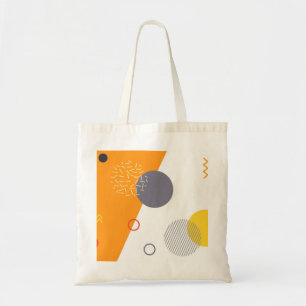 Coola, unik illustration, trendig, geometrisk illu tygkasse