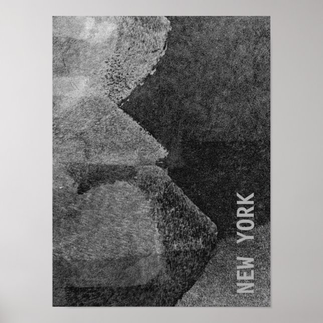 Coola, unik modern New York-designkonst Poster (Framsidan)