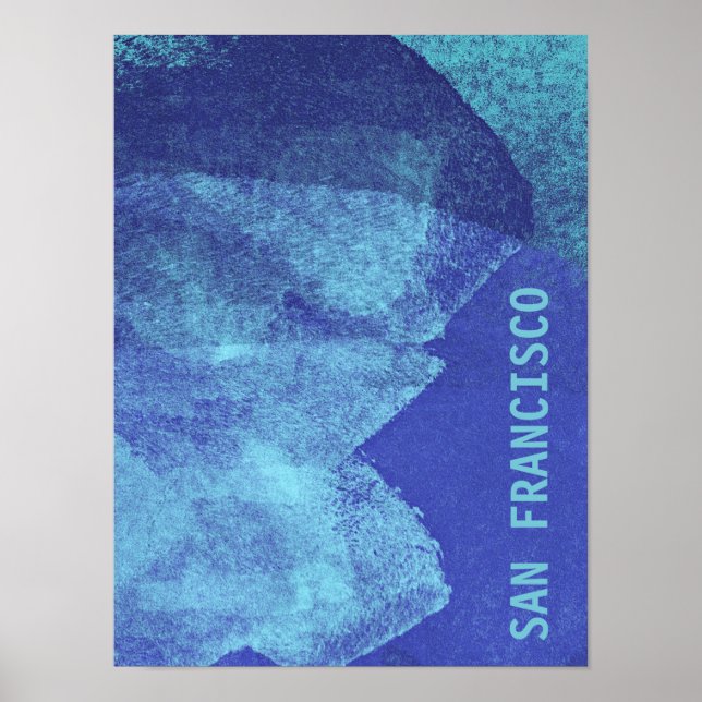Coola, unik modern San Francisco-designkonst Poster (Framsidan)