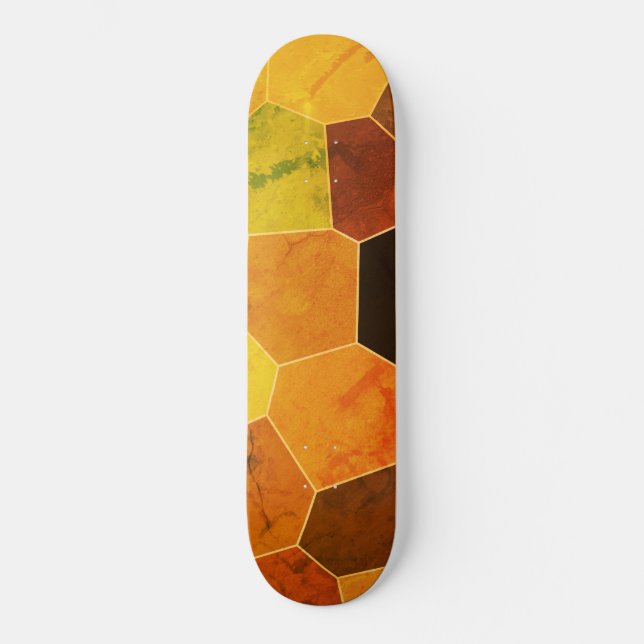 Coola Unik Rustic Mönster Mini Skateboard Bräda 18,5 Cm (Framsida)