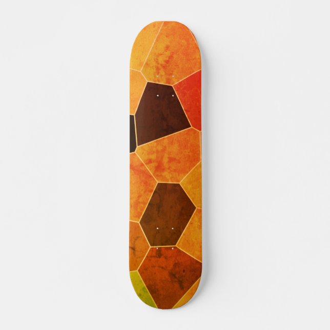 Coola Unik Rustic Mönster Skateboard Bräda 21,5 Cm (Framsida)