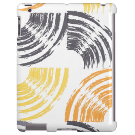 Coola, unik, trendig, färgstarka penseldrag i täto