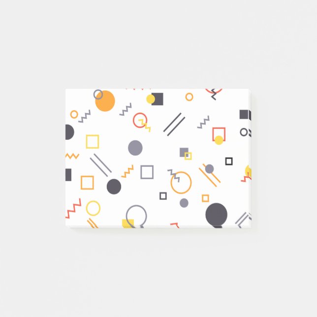 Coola, unik, trendig, illustration av stadens abst post-it block (Framsida)