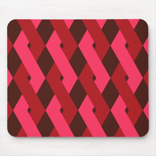 Coola, unika former, trendig, stadsgeometriska for musmatta (Framsidan)