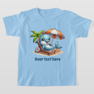 Coola unisex Delphin add text Strand Children T Shirt