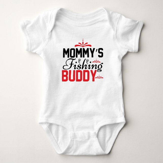 coola unisex Mamma, fiskande ord-kompis T Shirt (Framsida)
