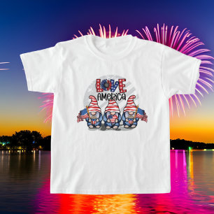 coola unisex Patriotic gnomes children T Shirt