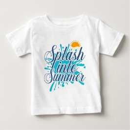 Coola unisex stänk Sommarkonst i ord T Shirt