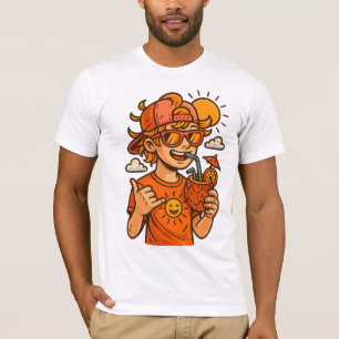 Coola Urban Summer Vibes T-Shirt - Street Art Stil