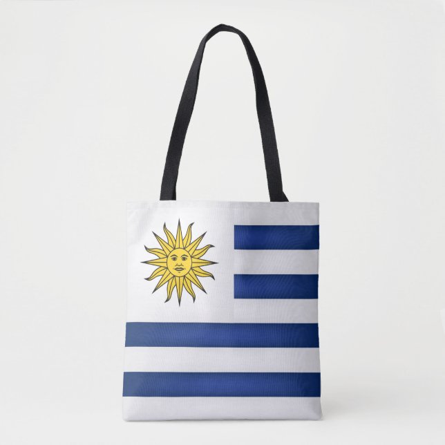 Coola Uruguay Flagga Mode Tygkasse (Framsida)