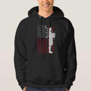 Coola US Flagga Bagpiper För manar Women Bagpipe P Hoodie