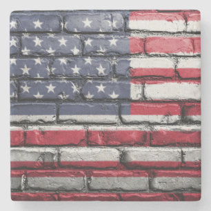 Coola USA flagga Design Stenunderlägg