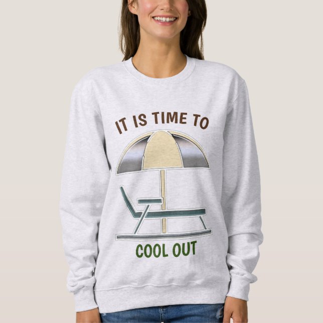 Coola ut Slappna av Chill Beach Meditate T-Shirt (Framsida)