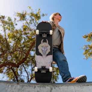 coola utanför bild av demoniskt monster mini skateboard bräda 18,5 cm