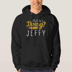 Coola Vad gör Jeffy I Manar Women Kids Friend? Hoodie