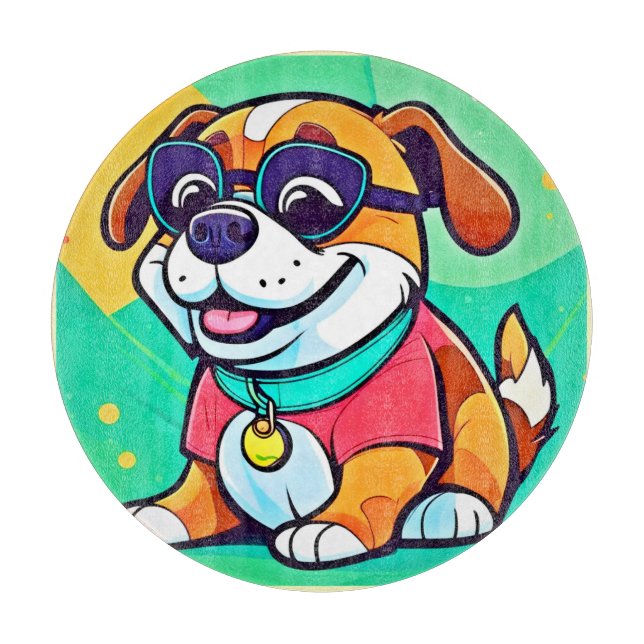 Coola Valp Tecknad Stil Artwork (Framsidan)