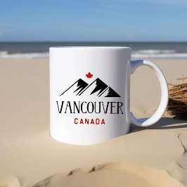 Coola Vancouver Canada Mountains Maple Löv Kaffemugg