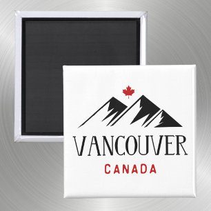 Coola Vancouver Canada Mountains Maple Löv Magnet