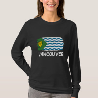 Coola Vancouver flagga 1 T Shirt