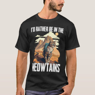 Coola vandrande katter för män kvinnor barn vandra t shirt