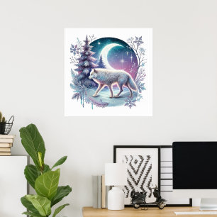 Coola varg älskare djur poster