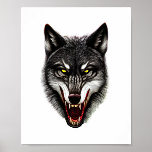 Coola Varg Porträtt Poster