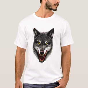 Coola Varg Porträtt T Shirt