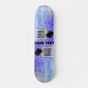 ~Coola Vatten~ SKATE DECK, ANPASSAT DET! Skateboard Bräda 20 Cm