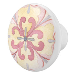 Coola vattenfärgsgrafik Retro blommigt köksdekor Knopp