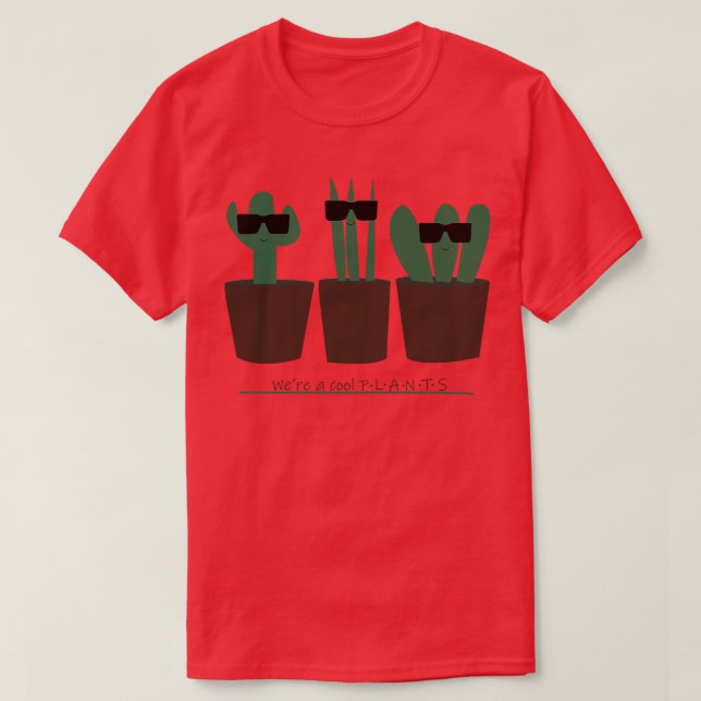 Coola växt Cactus dle T Shirt (Design framsida)