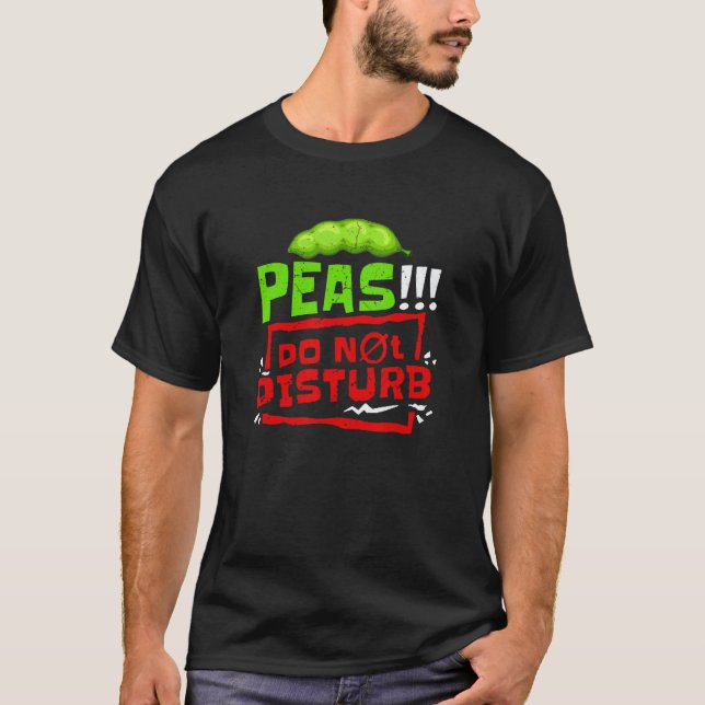 Coola veganska grejer ärtor vegan t shirt (Framsida)