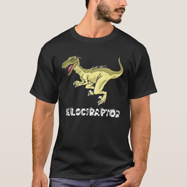 Coola Velociraptor Dinosaur Dino Saurus Reptile Ca T Shirt (Framsida)