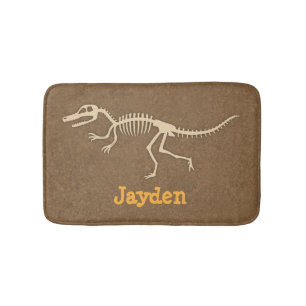 Coola Velociraptor Dinosaurie Ben Pojkrum Dekor Badrumsmatta