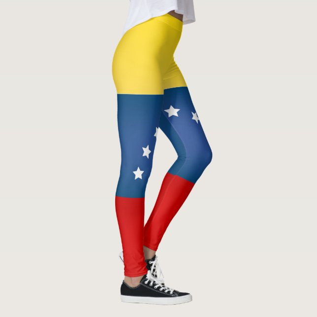 Coola Venezuela Flagga Mode Leggings (Höger)