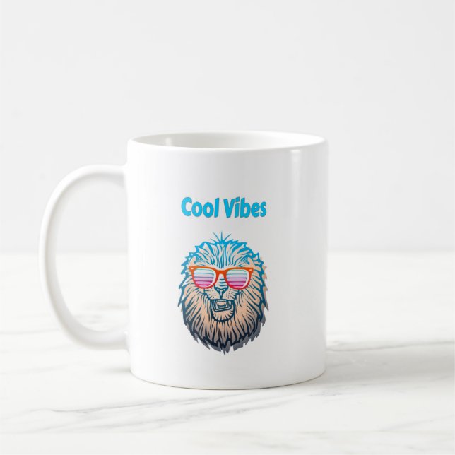 Coola Vibes Lejona kaffe Mugg (Vänster)